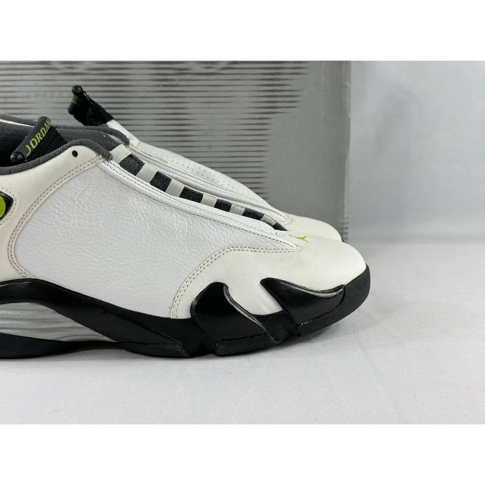 Nike Air Jordan 14 Retro 'White Chartreuse' 2005 Men's 311832-132 Size 12